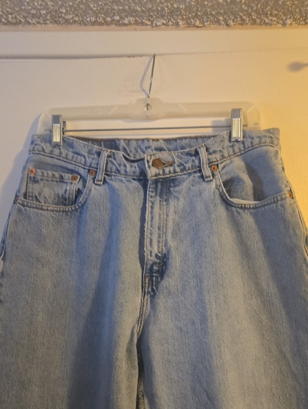 Levi's Light Blue Baggy Straight  Jeans - Picture 4 of 13